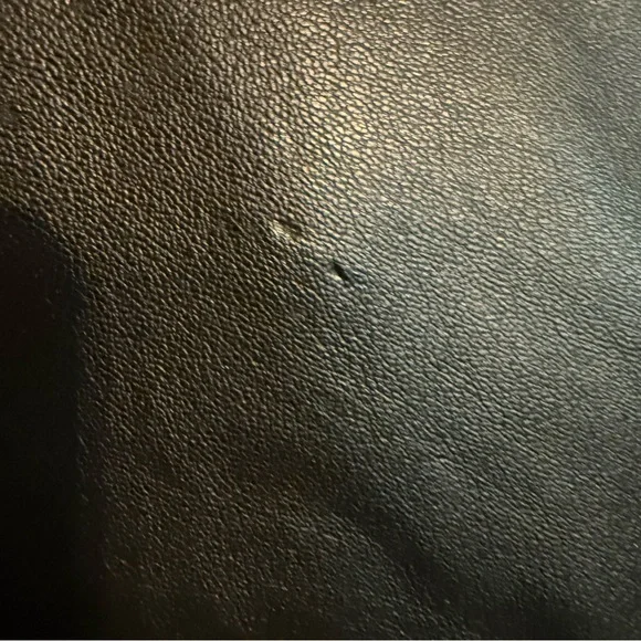 Vintage Margaret Godfrey Black Leather Sleeveless Jacket Vest Size 8 Women - Picture 4 of 10